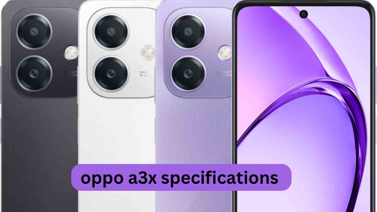 oppo a3x specifications